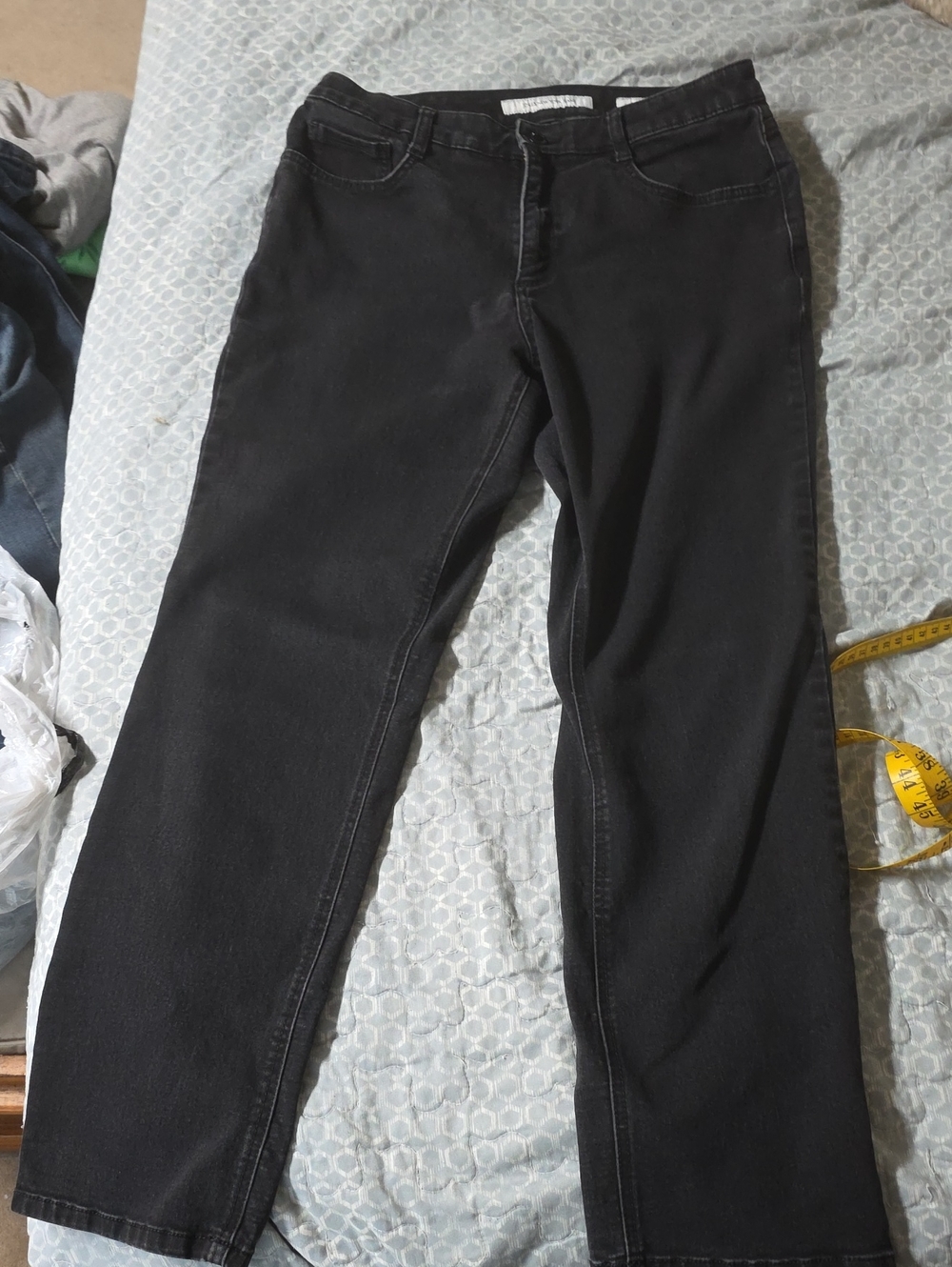 Jones New York Women's Straight Black Jeans